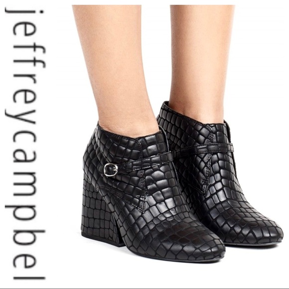 Jeffrey Campbell Shoes - 💕SALE💕 NWOT Jeffrey Campbell Black Vikram Croc Boots